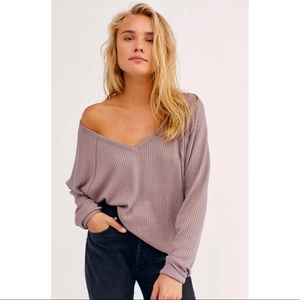 ✨HP✨Free People Santa Clara Thermal Top